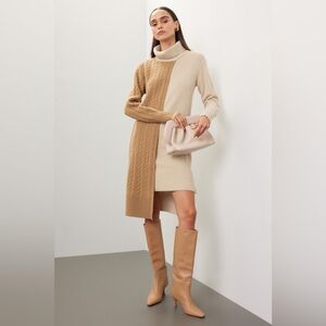 Eudon Choi Two Tone Sweater Dress